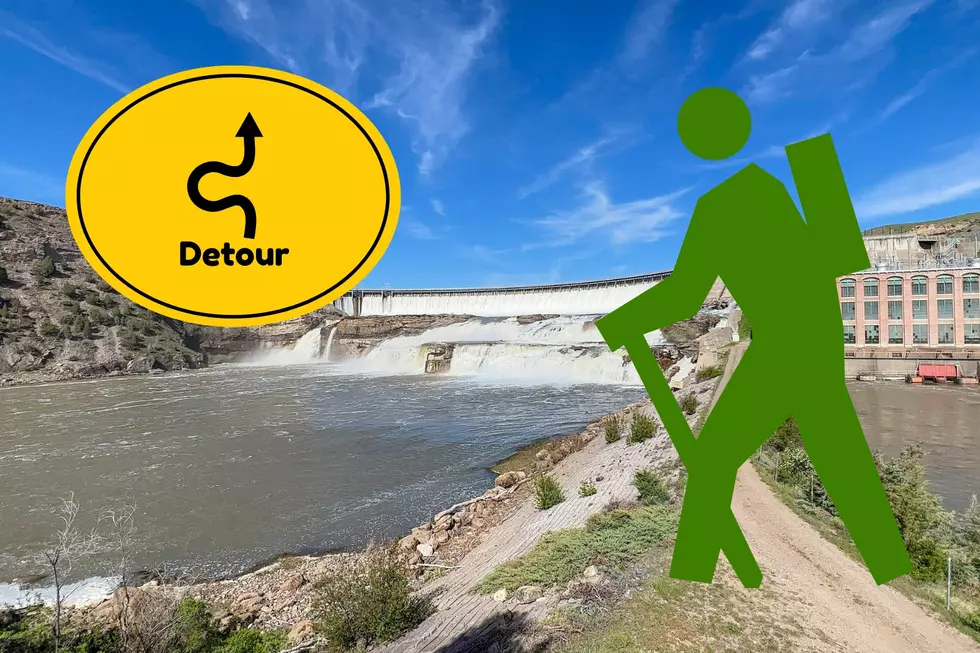 Temporary Detour Along Rivers Edge Trail